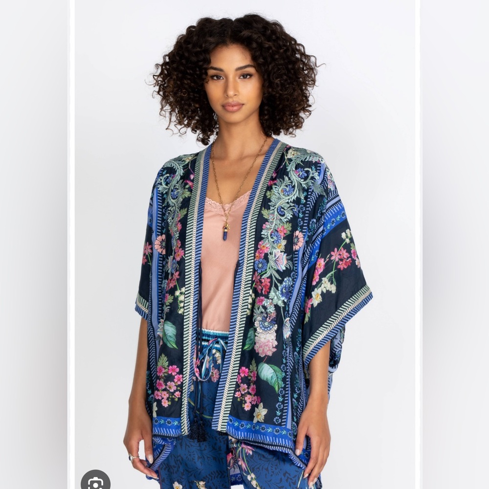 Johnny Was Leila Blue Kimono
